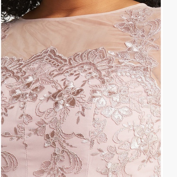 Chi Chi London Embroidered Fit and Flare Cocktail Dresss - Picture 9 of 11